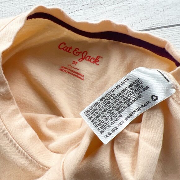 Cat & Jack Peplum Apple Shirt - Picture 2 of 3